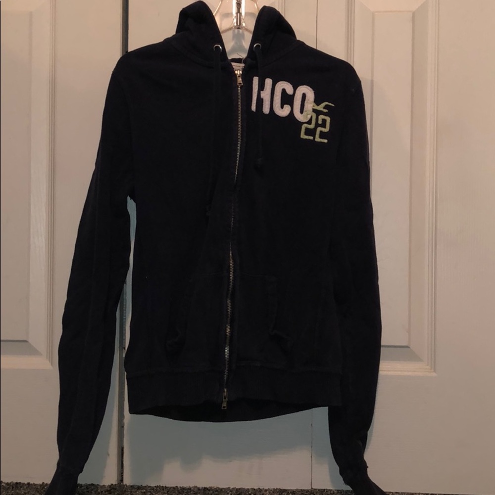 Navy Hollister Hoodie